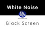 create black screen relaxing white noise video
